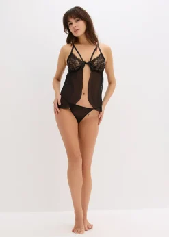 Babydoll et string (ens. 2 pces)