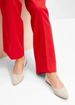 Ballerines en cuir