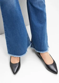 Ballerines en cuir