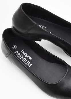 Ballerines en cuir