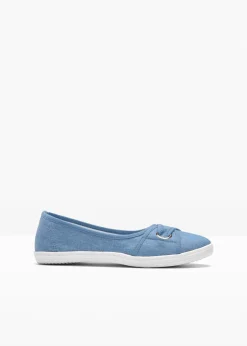 Ballerines en toile de coton
