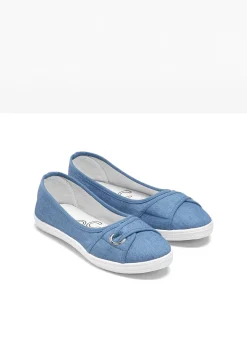 Ballerines en toile de coton