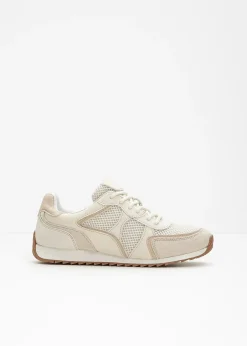 Baskets chunky avec empiècement en mesh