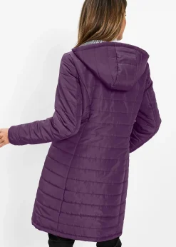 Beau manteau matelassé réversible