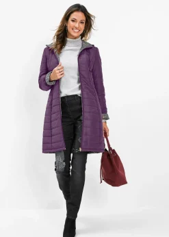 Beau manteau matelassé réversible