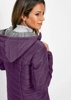 Beau manteau matelassé réversible