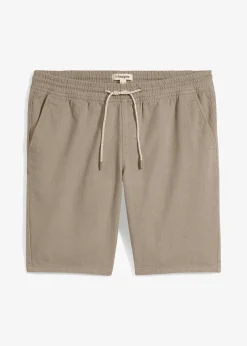 Bermuda 100% coton à taille élastiquée, Regular