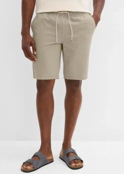 Bermuda 100% coton à taille élastiquée, Regular