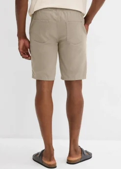 Bermuda 100% coton à taille élastiquée, Regular