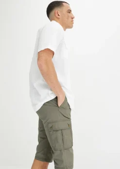 Bermuda cargo 100% coton, Regular