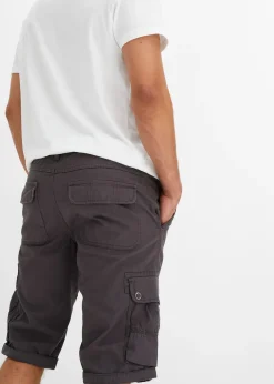 Bermuda cargo 100% coton, regular