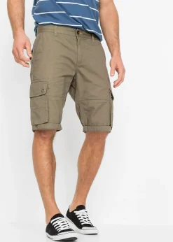 Bermuda cargo 100% coton, regular