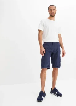 Bermuda cargo 100% coton, regular