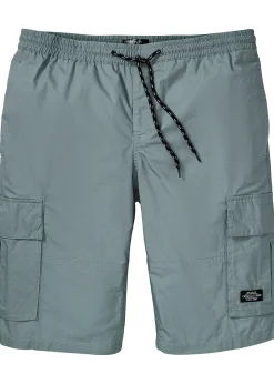 Bermuda cargo à taille élastiquée, Regular