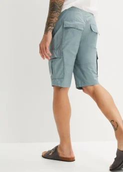 Bermuda cargo à taille élastiquée, Regular