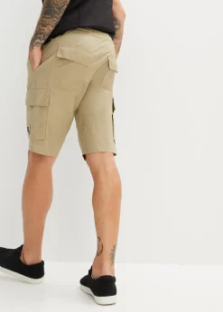 Bermuda cargo à taille élastiquée, Regular