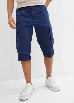 Bermuda cargo long extensible coupe confort, regular