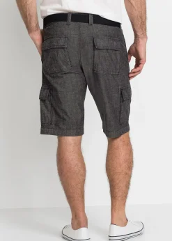 Bermuda cargo loose, 100% coton
