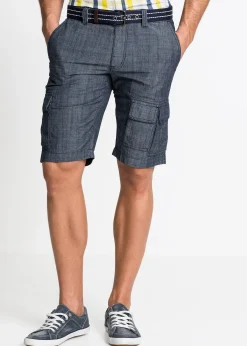 Bermuda cargo loose, 100% coton