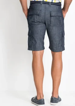 Bermuda cargo loose, 100% coton