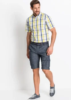 Bermuda cargo loose, 100% coton