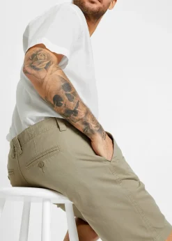 Bermuda chino 100% coton, regular