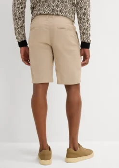 Bermuda chino en lin mélangé, Regular
