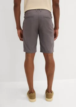 Bermuda chino en lin mélangé, Regular