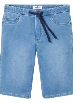 Bermuda confortable en jean et molleton, Regular