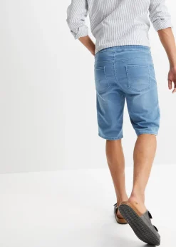 Bermuda confortable en jean et molleton, Regular