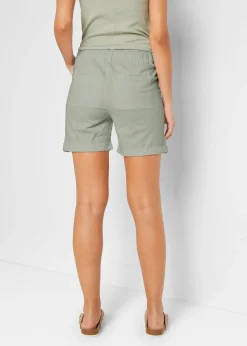 Bermuda coton avec taille élastiquée