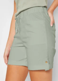 Bermuda coton avec taille élastiquée