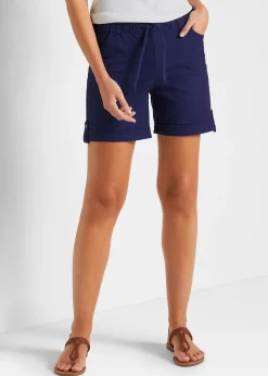 Bermuda coton avec taille élastiquée