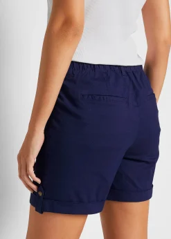 Bermuda coton avec taille élastiquée