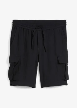 Bermuda en gaze de coton, regular