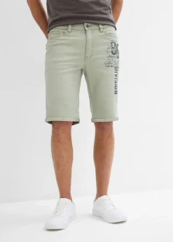 Bermuda en jean extensible, Regular