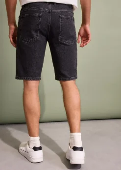Bermuda en jean extensible, loose
