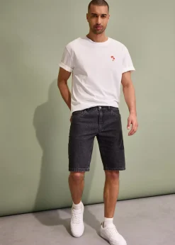 Bermuda en jean extensible, loose