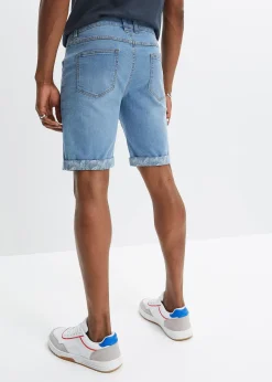 Bermuda en jean extensible, Regular