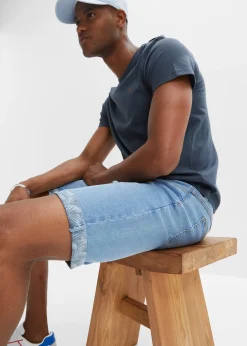 Bermuda en jean extensible, Regular
