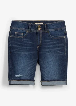 Bermuda en jean, taille mi-haute