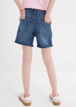 Bermuda en jean, taille mi-haute