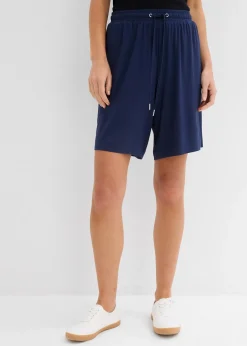 Bermuda en jersey de viscose fluide