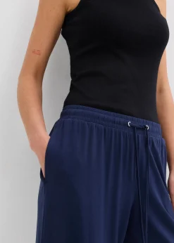 Bermuda en jersey de viscose fluide
