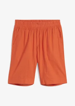 Bermuda en mélange lin et viscose