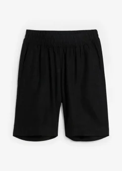 Bermuda en mélange lin et viscose
