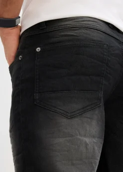 Bermuda en molleton effet jean, loose