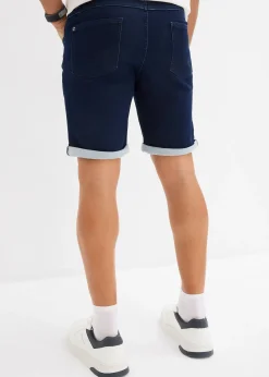 Bermuda en molleton effet jean, Regular