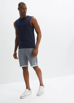 Bermuda en sweat effet jean