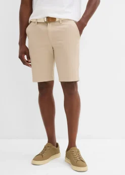 Bermuda extensible avec ceinture, Regular